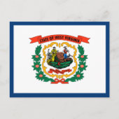 West Virginia State Flag Briefkaart (Voorkant)
