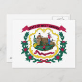 West Virginia State Flag Briefkaart (Voorkant / Achterkant)