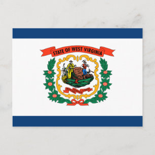 West Virginia State Flag Briefkaart