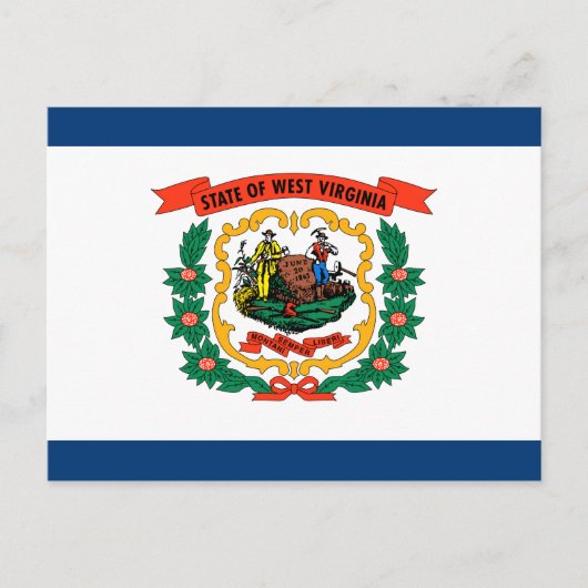 West Virginia State Flag Briefkaart (Voorkant)