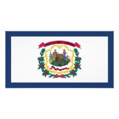 West Virginia State Flag Foto Afdruk (Voorkant)