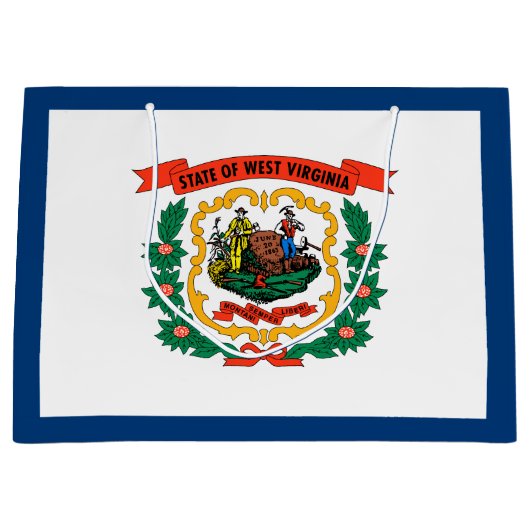 West Virginia State Flag Groot Cadeauzakje (Voorkant)