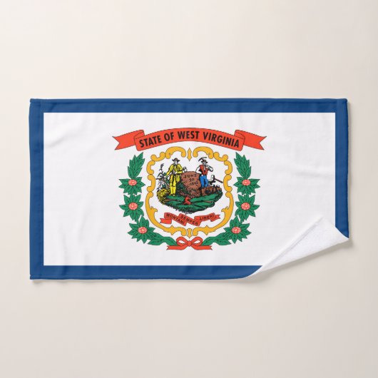 West Virginia State Flag Handdoek (Handdoek)