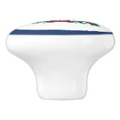 West Virginia State Flag Keramische Knop (Zijkant)