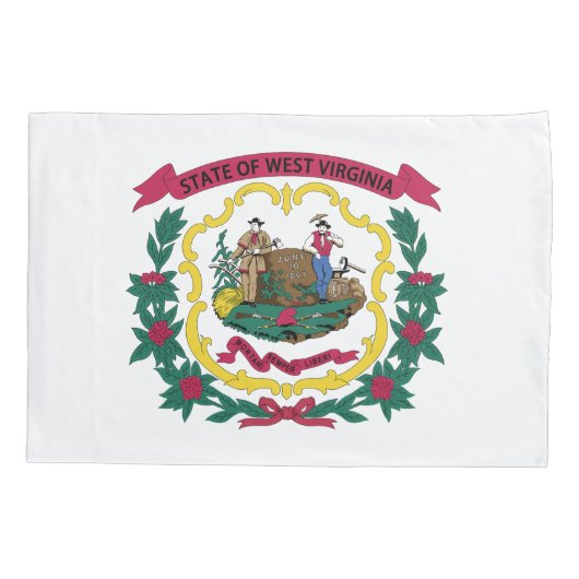 West Virginia State Flag Kussensloop (Achterkant)