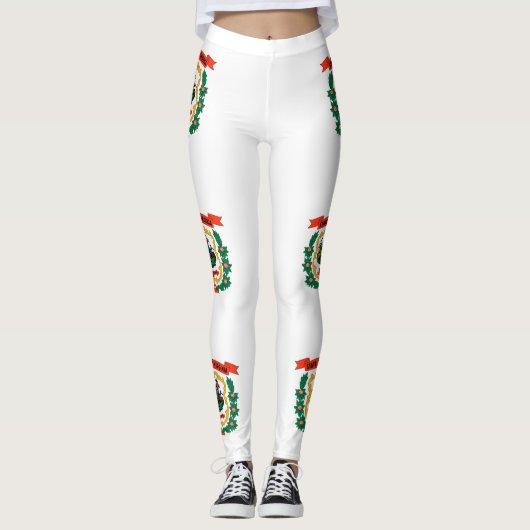 West Virginia State Flag Leggings (Voorkant)
