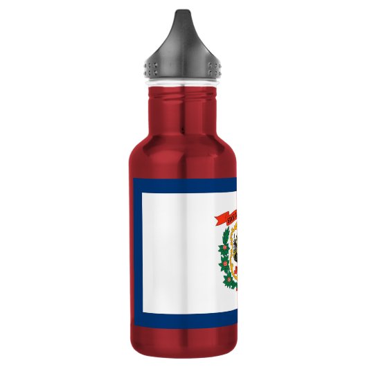 West Virginia State Flag Liberty Bottle Waterfles (Links)