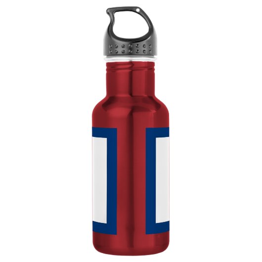 West Virginia State Flag Liberty Bottle Waterfles (Achterkant)