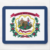 West Virginia State Flag Muismat (Voorkant)