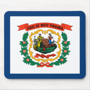 West Virginia State Flag Muismat