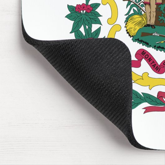 West Virginia State Flag Muismat (Hoek)