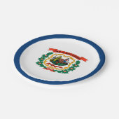 West Virginia State Flag Papieren Bordje (Gekanteld)