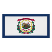 West Virginia State Flag Perfect Poster (Voorkant)