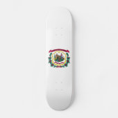 West Virginia State Flag Persoonlijk Skateboard (Voorkant)