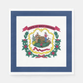 West Virginia State Flag Servet (Voorkant)