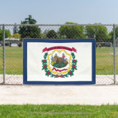West Virginia State Flag Spandoek (Insitu)