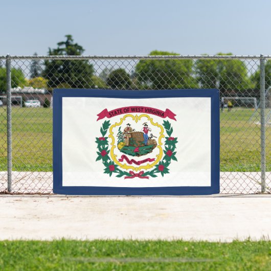 West Virginia State Flag Spandoek (Insitu)
