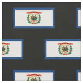 West Virginia State Flag Stof (Close Up)