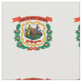 West Virginia State Flag Stof (Close Up)