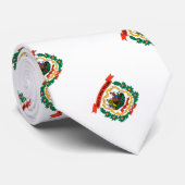 West Virginia State Flag Stropdas (Opgerold)