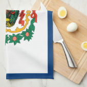 West Virginia State Flag Theedoek (Quarter Fold)