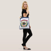West Virginia State Flag Tote Bag (Op model)