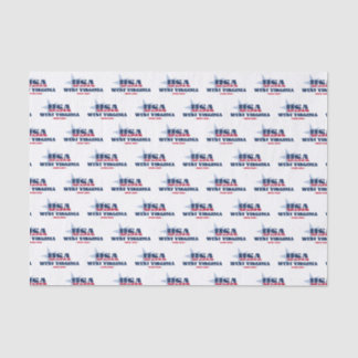 West Virginia State Pride Tissue Paper Tissuepapier