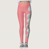 West Virginia State Rhododendron Flower Leggings (Voorkant)