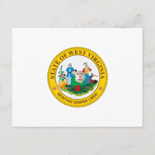 West Virginia State Seal Briefkaart