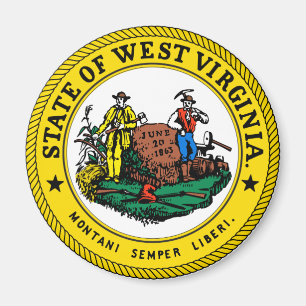 West Virginia State Seal Magnet