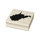 West Virginia State Solid Rubber Art Stamp Rubberstempel (Stempel)