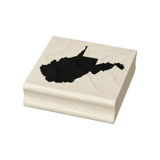West Virginia State Solid Rubber Art Stamp Rubberstempel (Stempel)