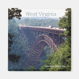 West Virginia State Travel Foto Koelkast Magnet