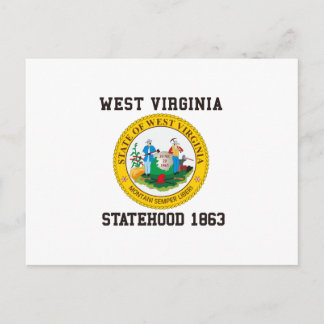 West Virginia Statehood 1863 Briefkaart
