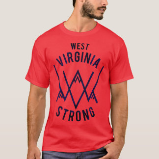 west virginia sterk paarse TShirt