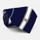 West Virginia strepen vlag Stropdas (Opgerold)