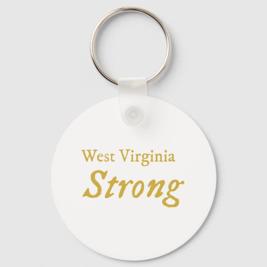West Virginia Strong Sleutelhanger (Voorkant)