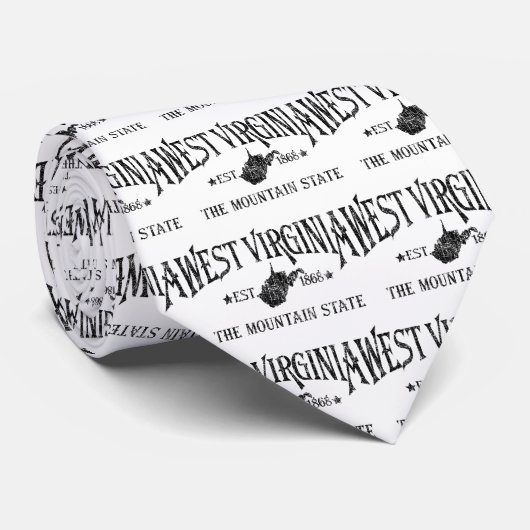 West Virginia Stropdas (Opgerold)