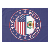 West Virginia Tafelkleed (Voorkant (Horizontaal))