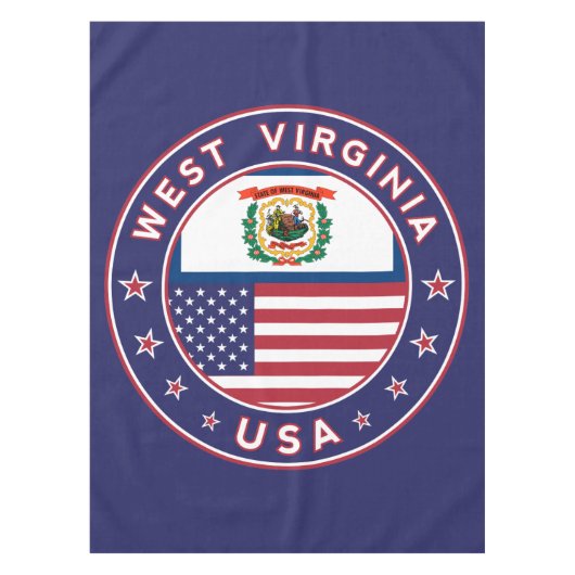 West Virginia Tafelkleed (Voorkant)