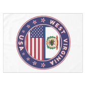 West Virginia Tafelkleed (Voorkant (Horizontaal))