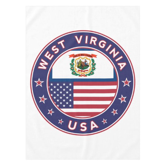 West Virginia Tafelkleed (Voorkant)