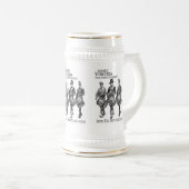 WEST VIRGINIA TEA PARTY BEER STEIN BIERPUL (Voorkant rechts)