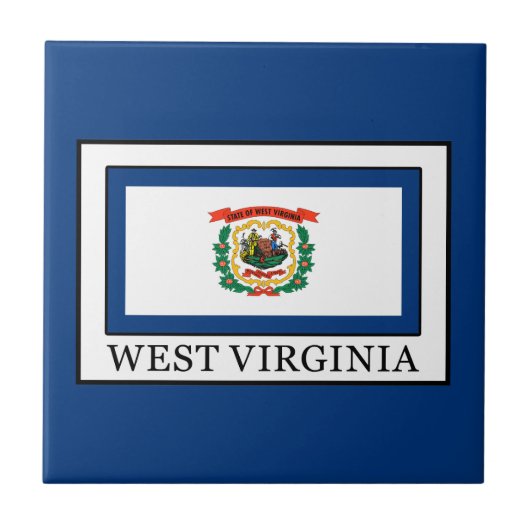 West Virginia Tegeltje (Voorkant)