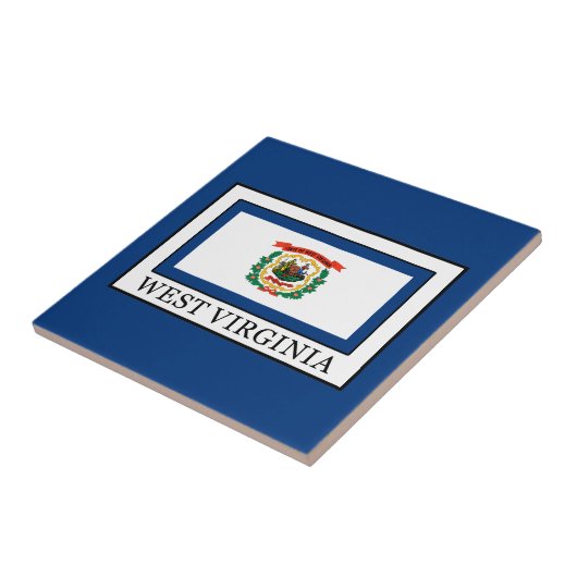 West Virginia Tegeltje (Zijkant)