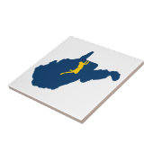 West-Virginia Tegeltje (Zijkant)