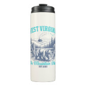 West Virginia The Mountain State Thermosbeker (Voorkant)