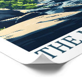 West Virginia the Mountain State USA Travel Place Poster (Hoek)