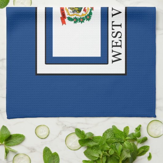 West Virginia Theedoek (Gevouwen)