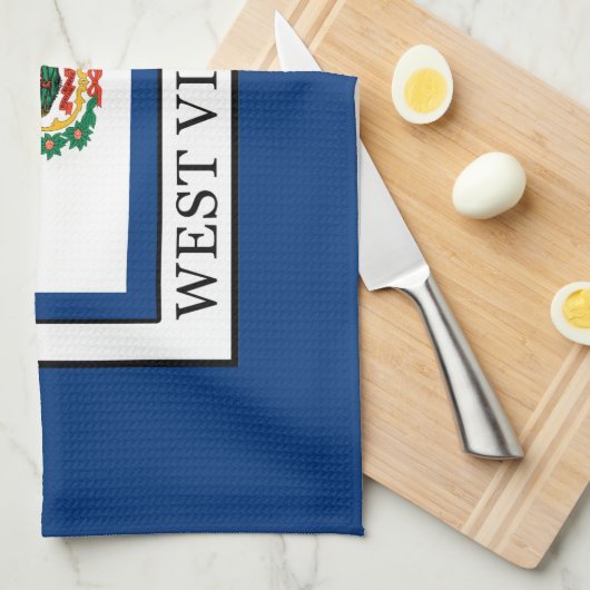 West Virginia Theedoek (Quarter Fold)